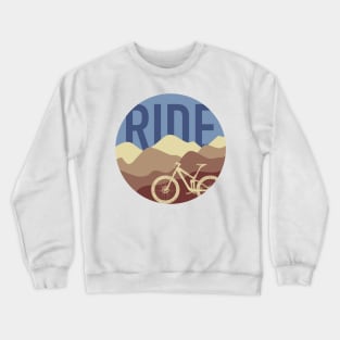 Ride MTB - Mountain Bike Vintage Colors Crewneck Sweatshirt